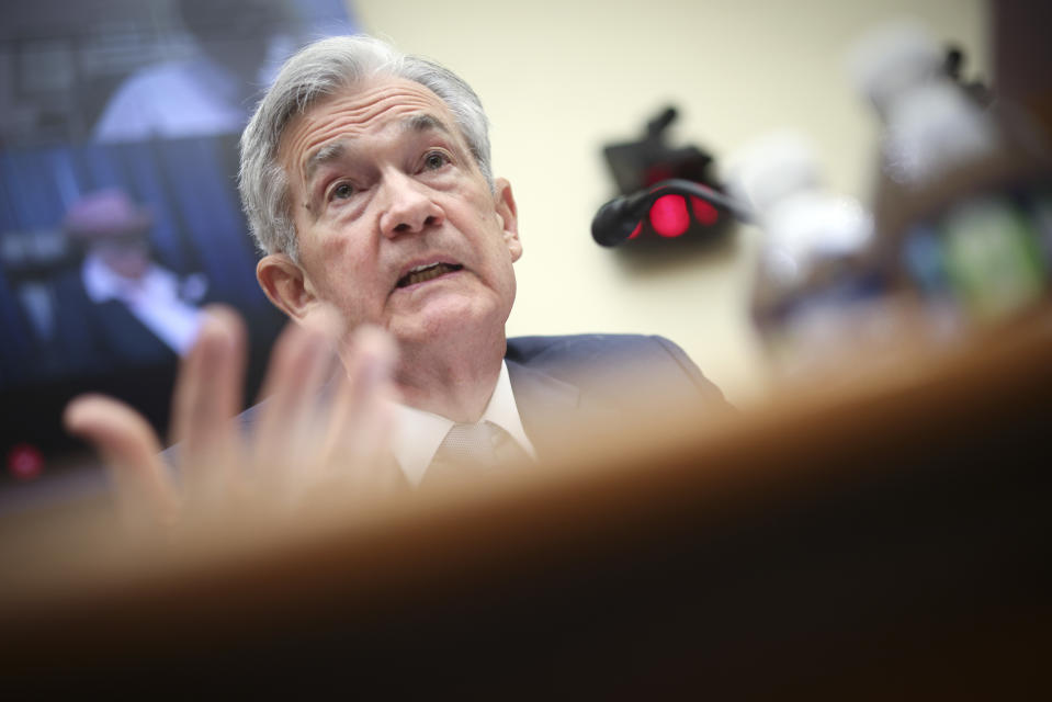 WASHINGTON, DC - JUNE 23: Jerome Powell, Chairman of the Board of Governors of the Federal Reserve System testifies before the House Committee on Financial Services June 23, 2022 in Washington, DC. Powell testified on monetary policy and the state of the U.S. economy.  (Photo by Win McNamee/Getty Images)