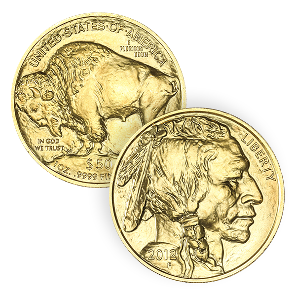 Uncirculated Gold Buffalo Coin One Ounce (Random Year)