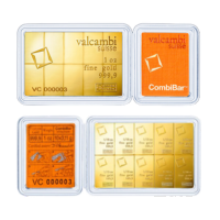 1 oz Valcambi Gold CombiBar (10 x 1/10th oz bars w/ Assay)