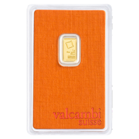 1 Gram Valcambi Gold Bar (In Assay Card)