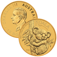 2024 1/10 oz Australian Gold Koala Coin BU