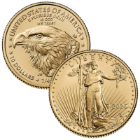 2025 1/4 oz American Gold Eagle Coin BU