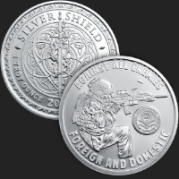 1 oz Against All Enemies BU Silver Round 2024