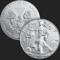 2021 1 oz American Silver Eagle Coin BU (Type 1)