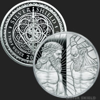 1 oz Christ Defeats Satan V2 Silver Shield MiniMintage Silver Round