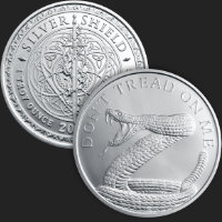 1 oz Don’t Tread On Me BU Silver Round 2024