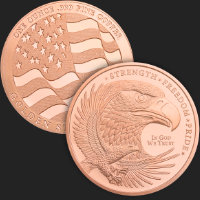 1 oz GSM Copper Eagle Round