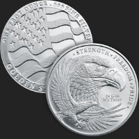 1 oz GSM Silver Eagle Round 