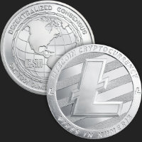 1 oz Litecoin Silver Round 