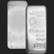 100 OZ SILVER BAR VALCAMBI 220