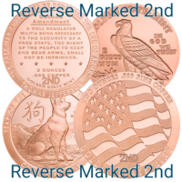 2 oz Random Design & Year 2nd Copper Round