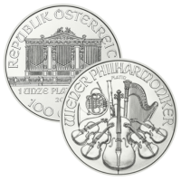 2025 1 oz Austrian Platinum Philharmonic Coin BU