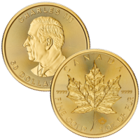 2025 1 oz Canadian Gold Maple Leaf Coin BU