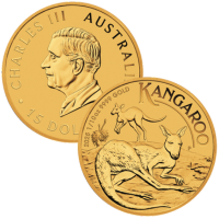 2025 1/10 oz Australian Gold Kangaroo Coin BU