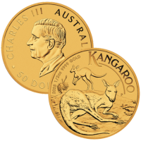 2025 1/2 oz Australian Gold Kangaroo Coin BU