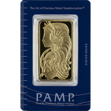 50 Gram PAMP Suisse Lady Fortuna Gold Bar (Veriscan Assay Card)