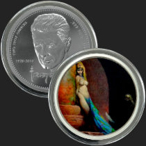Frazetta Colorized 2oz Golden State Mint Egyptian Queen 210