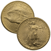 $20 Saint-Gaudens Gold Double Eagle Coin BU (Random Year|Pre-1933)