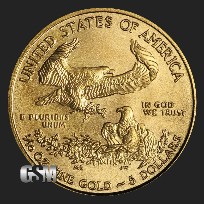 2016 1/10 oz Gold American Eagle BU Coin