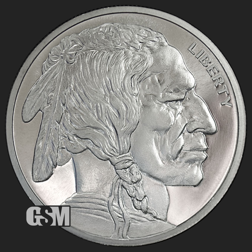 Buffalo 1 Oz Silver Round - 1 Oz Silver Coin