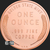 Lincoln Wheat Penny 1 oz Copper BU .999 Fine Reverse