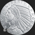 5 oz Incuse Indian .999 Fine Silver Obverse