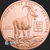 Year of the Goat zodiac 5 oz copper round obverse