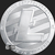 1 oz Silver Litecoin Cryptocurrency .999 fine round Obverse