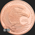 1 oz GSM Copper Eagle .999 Fine Copper Bullion Obverse