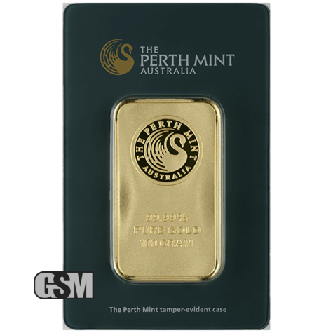 100 Gram Gold Bar Perth