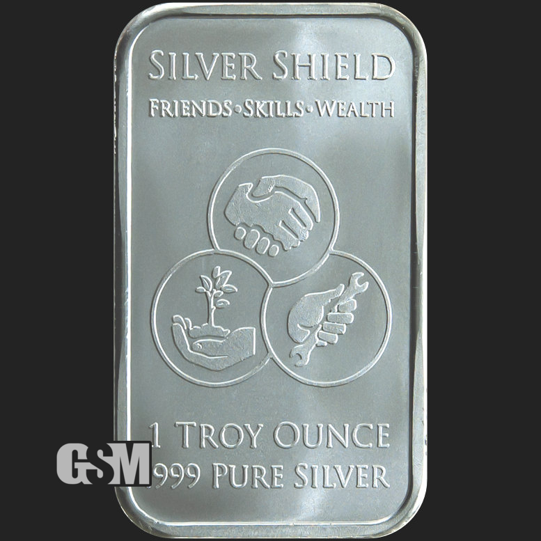  1 Ounce Silver Bars .999 Pure