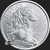 1 oz Silver Bullion Justice Silver Shield at Golden State Mint Obverse