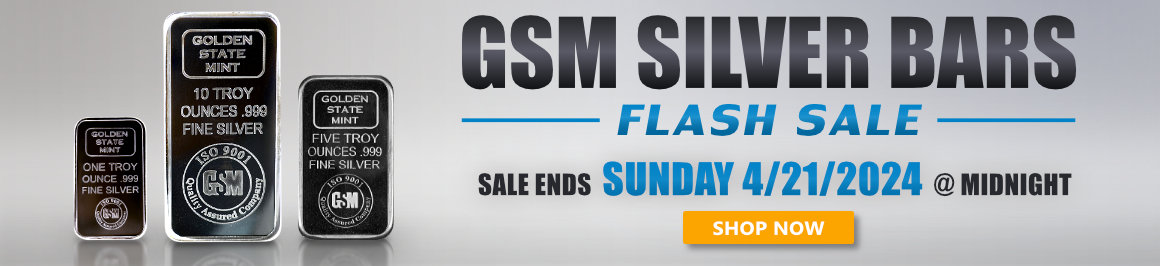 GSM Silver Bar Flash Sale 1 ounce 5 oz 10 size ISO 9001