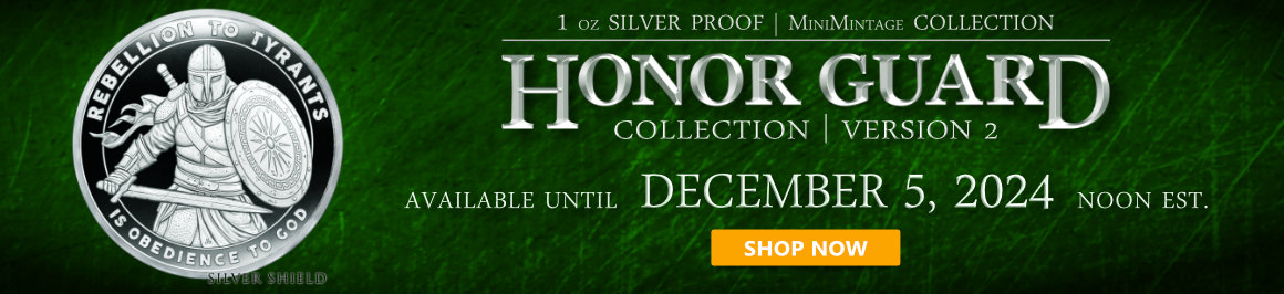 1 oz Honor Guard V2 Proof Silver Bullion Round