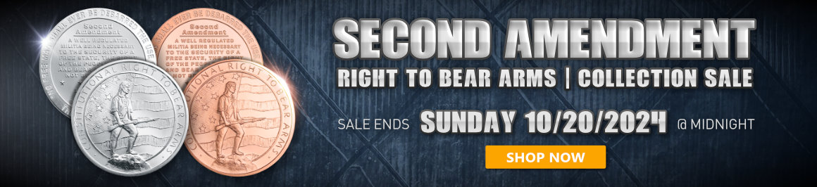 Sale Second Amendment Golden State Mint Website Banner Discount Silver Copper